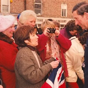 Prince Charles, The Prince of Wales during his visit to the North East 24 January 1997