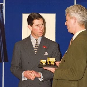 Prince Charles, The Prince of Wales during his visit to the North East 31 January 1992
