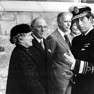 Prince Charles, The Prince of Wales during his visit to the North East 7 December 1983