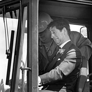 Prince Charles, The Prince of Wales during his visit to the North East 7 July 1988 - The