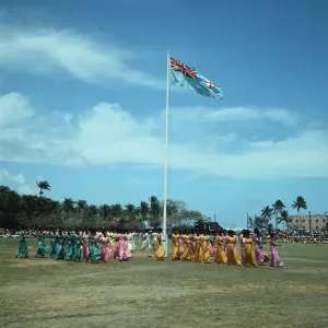 Prince Charles, the Prince of Wales, visiting Fiji for Independence celebrations