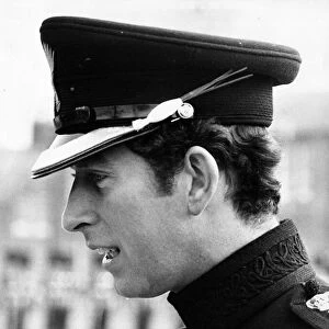 Prince Charles, The Prince of Wales wearing the leek emblem in his cap as he attends