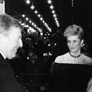 Prince Charles and Princess Diana attend the premier of the film The Last Emperor
