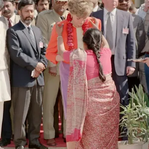 Prince Charles and Princess Diana in India, 1992 Print Prince Charles and Princess Diana in India, 1992 Print