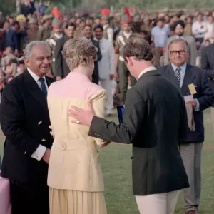 Prince Charles and Princess Diana in Jaipur Print, 1992 Prince Charles and Princess Diana in Jaipur Print, 1992