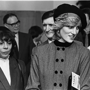Prince Charles and Princess Diana visits The Anglican Cathedral in Liverpool Monday 20th