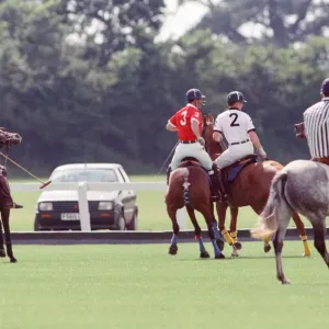 Prince Charles (Red shirt wearing number 3) was locked in a fierce battle with Princess Prince Charles (Red shirt wearing number 3) was locked in a fierce battle with Princess