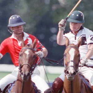 Prince Charles (Red shirt wearing number 3) was locked in a fierce battle with Princess Prince Charles (Red shirt wearing number 3) was locked in a fierce battle with Princess