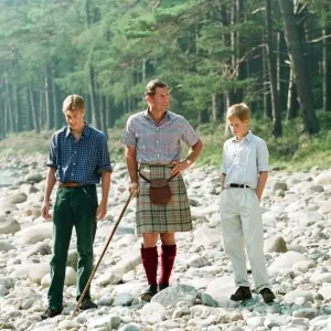 Prince Charles with sons Prince William and Prince Harry Prince Charles with sons Prince William and Prince Harry