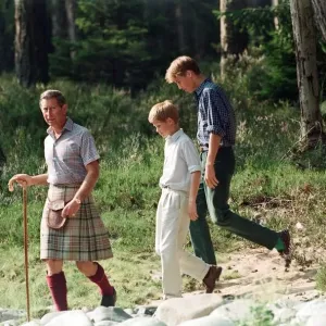 Prince Charles with sons Prince William and Prince Harry Prince Charles with sons Prince William and Prince Harry