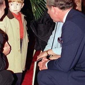 Prince Charles talking to Scott McIver congenital heart disease boy