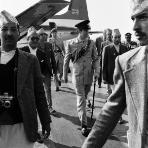 Prince Charles in Kathmandu Print, December 1980 Prince Charles in Kathmandu Print, December 1980