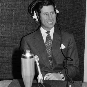 Prince Charles visits Londons Capital Radio, pictured in the studio wearing Prince Charles visits Londons Capital Radio, pictured in the studio wearing