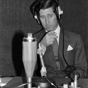 Prince Charles visits Londons Capital Radio, pictured in the studio wearing Prince Charles visits Londons Capital Radio, pictured in the studio wearing