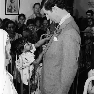 Prince Charles visits Mother Teresa at her institution in Calcutta, India. December 1980 Prince Charles visits Mother Teresa at her institution in Calcutta, India. December 1980
