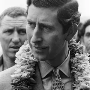Prince Charles at Amritsar Airport Print, 28th November 1980