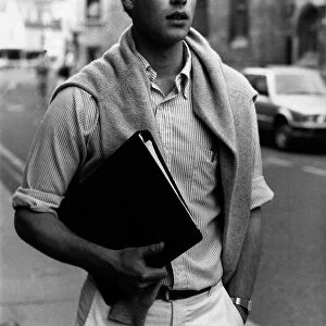 Prince Edward, June 1986 Cambridge University Student Pictured outside St