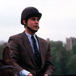 Prince Edward at the Windsor Horse Trials May 1991