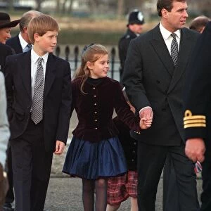 PRINCE HARRY WITH PRINCE ANDREW & PRINCESS BEATRICE AT GREENWICH FOR SPECIAL LUNCH TO