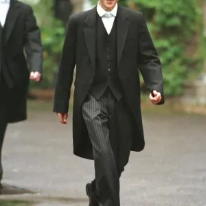 Print of Prince Harry in Coat Tails at Eton