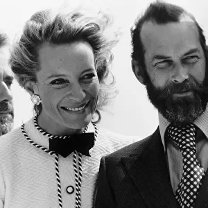 Prince Michael Of Kent and his wife arm in arm May 1985
