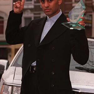 Prince Naseem Hamed boxer winner of Best Dressed Man February 1997