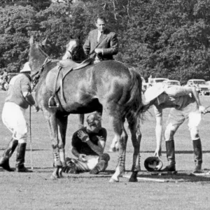 Prince Philip's Windsor Polo Accident Print, 4th June 1963