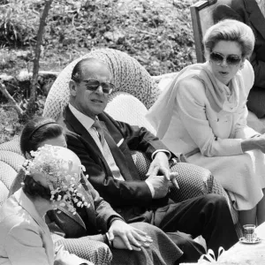 Prince Philip, Duke of Edinburgh in Amman, Jordan, with Queen Noor. March 1984 Prince Philip, Duke of Edinburgh in Amman, Jordan, with Queen Noor. March 1984