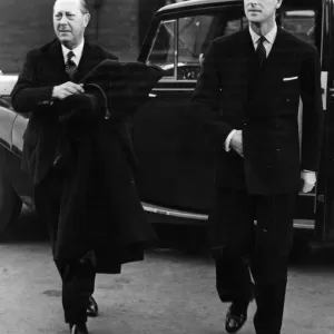 Print of Prince Philip at English Electric Company