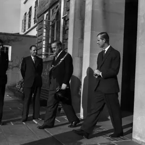 Prince Philip, Duke of Edinburgh at BAC, Bristol. 6th November 1953 Prince Philip, Duke of Edinburgh at BAC, Bristol. 6th November 1953