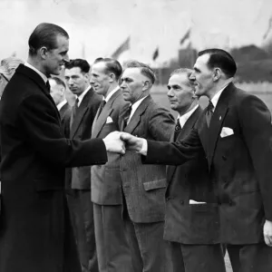 Prince Philip, Duke of Edinburgh meets Merseyside Dockers who are on the Council Prince Philip, Duke of Edinburgh meets Merseyside Dockers who are on the Council