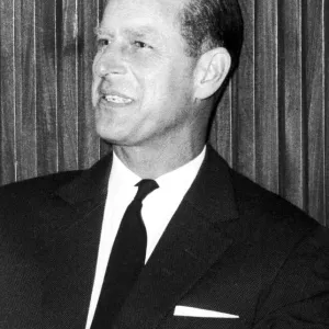 Prince Philip, Duke of Edinburgh, is pictured here during the recording seesion