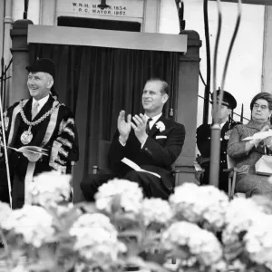 Print of Prince Philip, Duke of Edinburgh in Carlisle