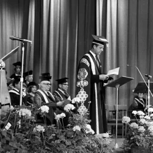 Prince Philip, Duke of Edinburgh at Salford University Degree day. 17th July 1971 Prince Philip, Duke of Edinburgh at Salford University Degree day. 17th July 1971
