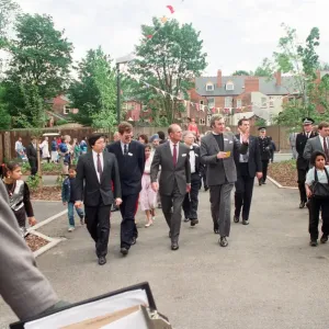 Prince Philip Tours Century Drive Housing Development Print, 12th June 1991 Prince Philip Tours Century Drive Housing Development Print, 12th June 1991