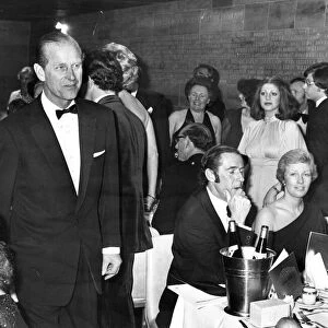 Prince Philip, Duke of Edinburgh, at the Variety Club Ball in Newcastle 19th May