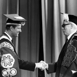 Prince Philip, Duke of Edinburgh and the Vice Chancellor of Salford University Dr Prince Philip, Duke of Edinburgh and the Vice Chancellor of Salford University Dr