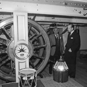 Prince Philip, Duke of Edinburgh, visiting HMS Warrior, Hartlepool, County Durham Prince Philip, Duke of Edinburgh, visiting HMS Warrior, Hartlepool, County Durham