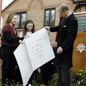 Prince Philip, Duke of Edinburgh visits Ambrose Gardens, Salford Prince Philip, Duke of Edinburgh visits Ambrose Gardens, Salford