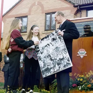 Prince Philip, Duke of Edinburgh visits Ambrose Gardens, Salford Prince Philip, Duke of Edinburgh visits Ambrose Gardens, Salford