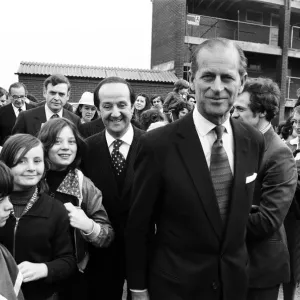Prince Philip at Church Hill Estate Print, 4th May 1978 Prince Philip at Church Hill Estate Print, 4th May 1978