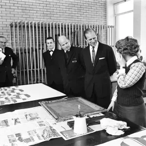 Prince Philip, Duke of Edinburgh visits the College of Art and Design, Coventry Prince Philip, Duke of Edinburgh visits the College of Art and Design, Coventry