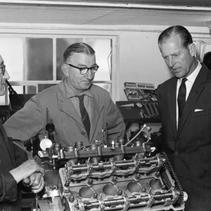 Prince Philip, Duke of Edinburgh visits Coventry Climax. 21st June 1966 Prince Philip, Duke of Edinburgh visits Coventry Climax. 21st June 1966