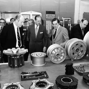 Prince Philip Visits Dunlop Coventry Print 1976 Prince Philip Visits Dunlop Coventry Print 1976
