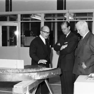 Prince Philip visits English Electrical Company Works Print, 1967 Prince Philip visits English Electrical Company Works Print, 1967