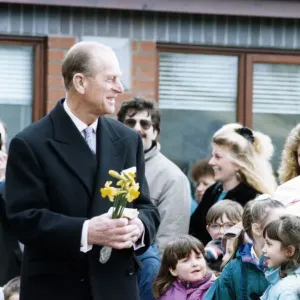 Prince Philip, Duke of Edinburgh visits the Irlam Family Centre, Manchester Prince Philip, Duke of Edinburgh visits the Irlam Family Centre, Manchester