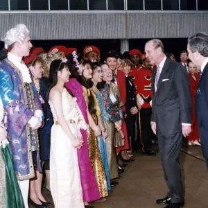 Prince Philip, Duke of Edinburgh visits Manchester. The Duke opens Terminal 2 Prince Philip, Duke of Edinburgh visits Manchester. The Duke opens Terminal 2