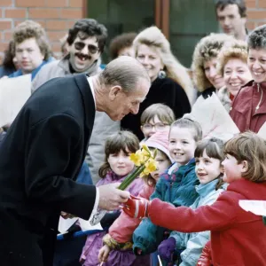 Prince Philip, Duke of Edinburgh visits Manchester. The Duke tours Ambrose Gardens Prince Philip, Duke of Edinburgh visits Manchester. The Duke tours Ambrose Gardens