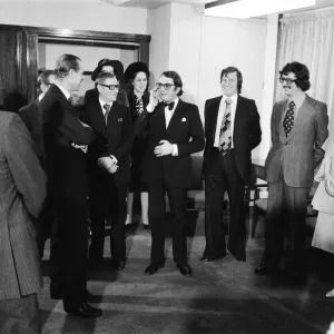 Prince Philip, Duke of Edinburgh, visits the offices of the Daily Mirror, Holborn office
