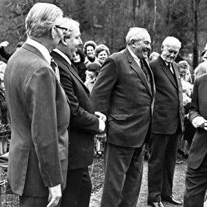 Prince Philip, Duke of Edinburgh visits Paignton Zoo, Devon. 9th March 1978